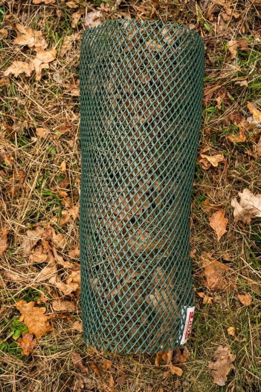 Foto Ochrana proti okusu z plastové plotoviny (280/7R), š. 33cm, oko 10mm, zelená, role 50m