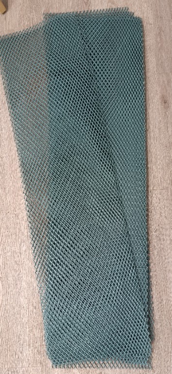 Foto Ochrana proti okusu z plastové plotoviny (280/7R), rozměr 33x120, oko 10mm, zelená