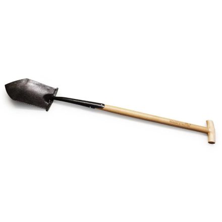 Miniatura - Krumpholz Rýč kovaný špicatý s nášlapem, Anglický typ 80cm, 2,3kg
